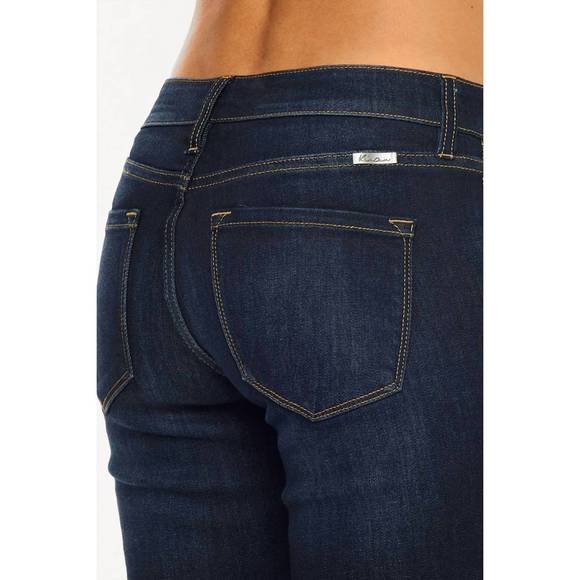 NEW KANCAN annie low rise bootcut jeans in dark - Picture 6 of 7